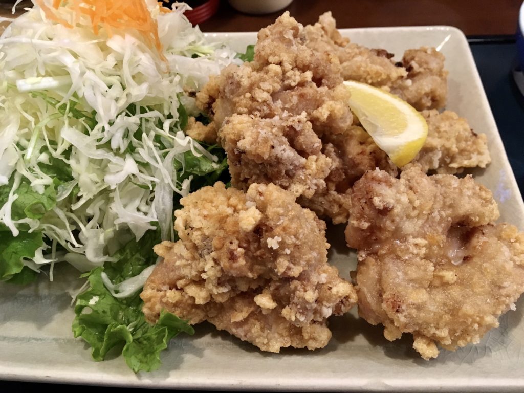 まかない処 写楽で 唐揚げ定食 長野安くて美味い店 Oishinshu Com